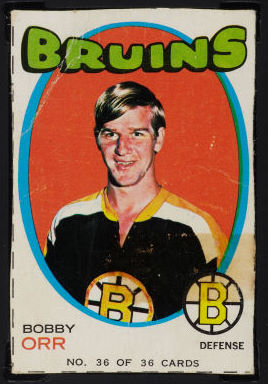 1971-72 Bazooka Hockey 36 Bobby Orr